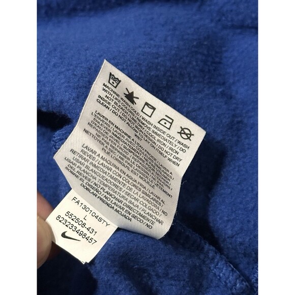 Indianapolis Colts Womens Full Zip Hooded Jacket Nike NFL Blue Long Sleeve - Picture 10 of 11